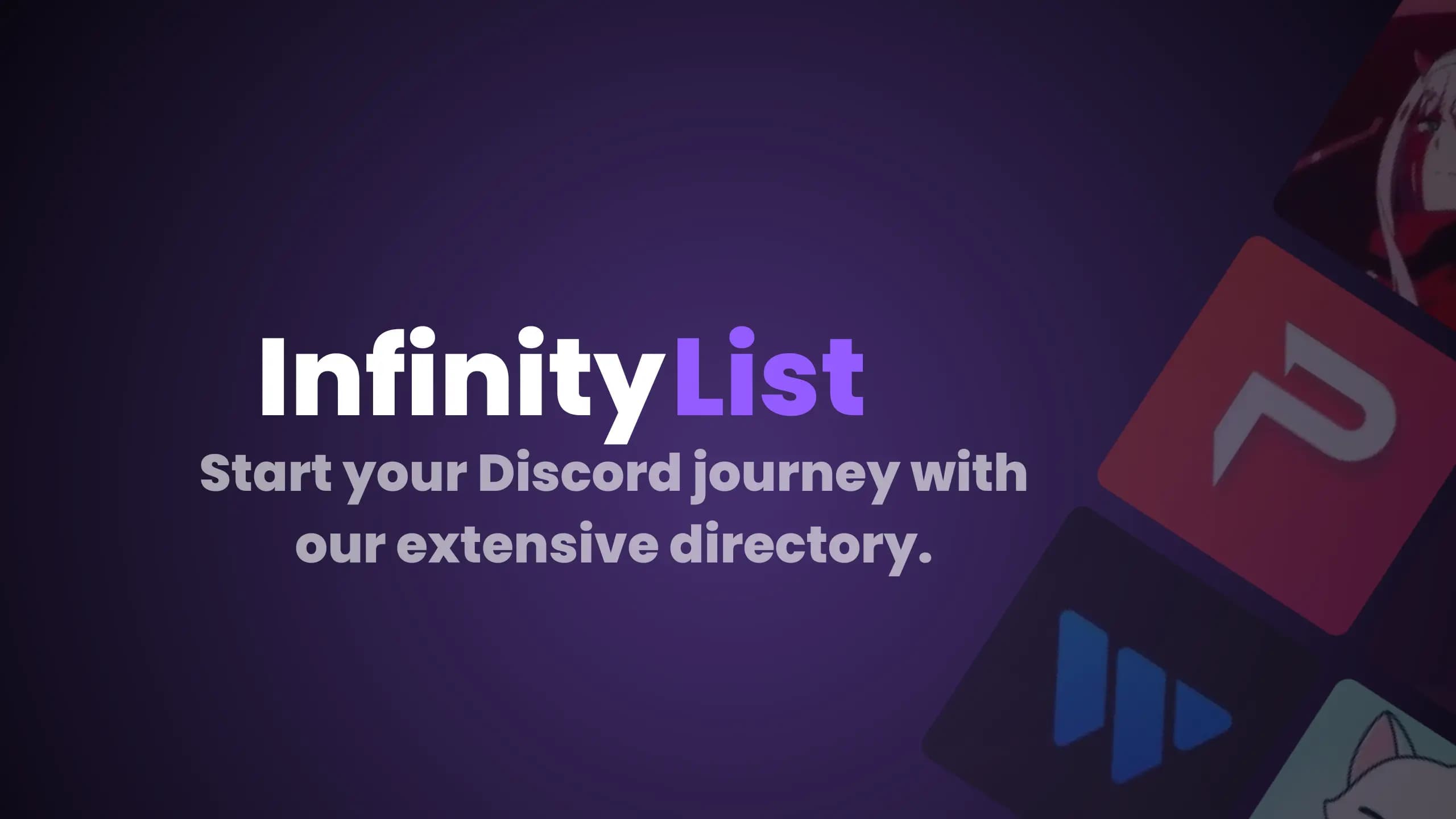 Infinity List banner